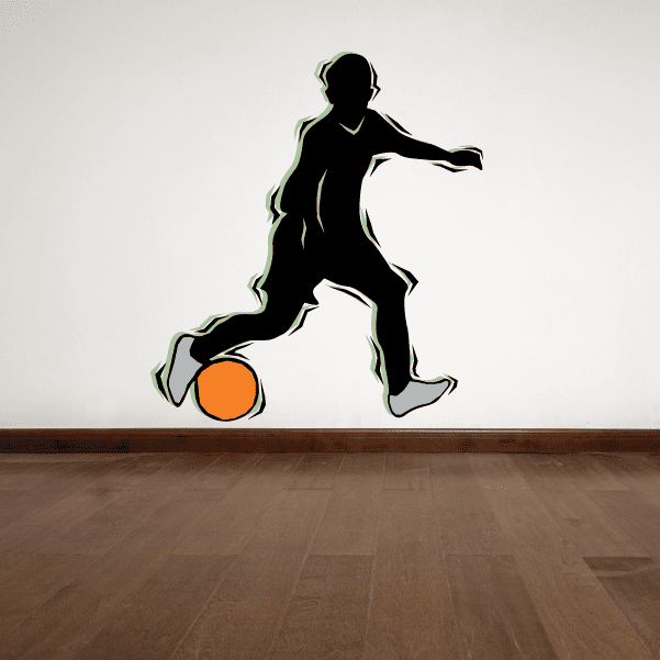 Image of Soccer Wall Decal - Vinyl Sticker - Car Sticker - Die Cut Sticker - CDSCOLOR089