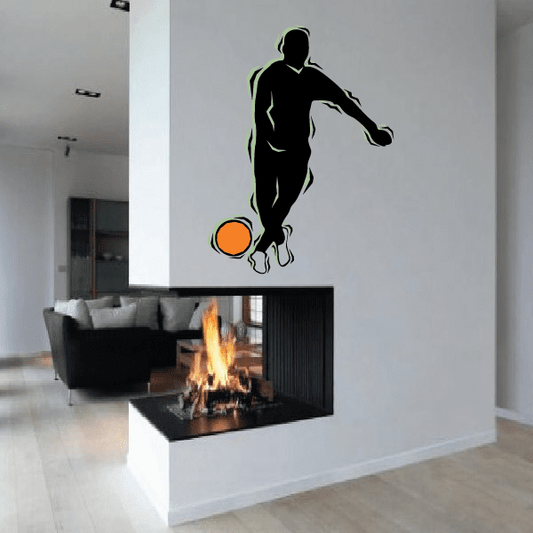 Image of Soccer Wall Decal - Vinyl Sticker - Car Sticker - Die Cut Sticker - CDSCOLOR093
