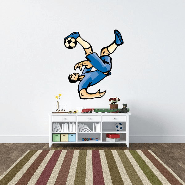 Image of Soccer Wall Decal - Vinyl Sticker - Car Sticker - Die Cut Sticker - CDSCOLOR099