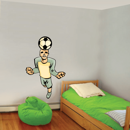 Image of Soccer Wall Decal - Vinyl Sticker - Car Sticker - Die Cut Sticker - CDSCOLOR102