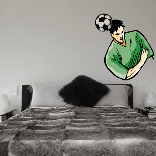 Image of Soccer Wall Decal - Vinyl Sticker - Car Sticker - Die Cut Sticker - CDSCOLOR121