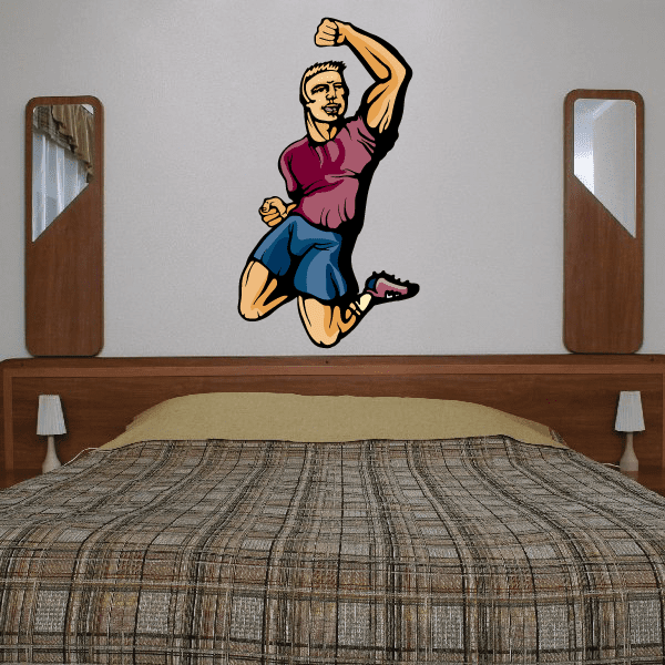 Image of Soccer Wall Decal - Vinyl Sticker - Car Sticker - Die Cut Sticker - CDSCOLOR138