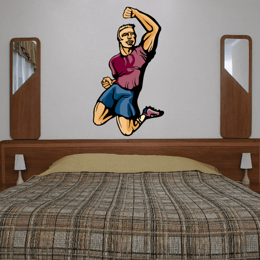 Image of Soccer Wall Decal - Vinyl Sticker - Car Sticker - Die Cut Sticker - CDSCOLOR138