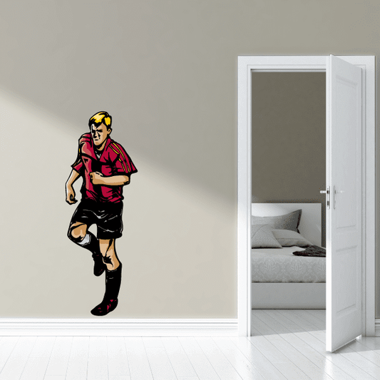 Image of Soccer Wall Decal - Vinyl Sticker - Car Sticker - Die Cut Sticker - CDSCOLOR139