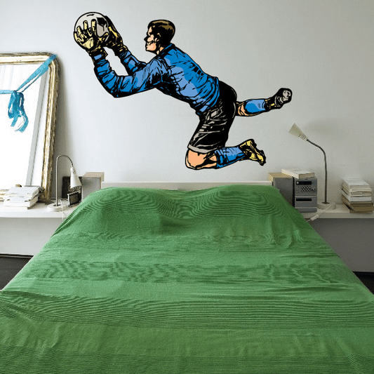Image of Soccer Wall Decal - Vinyl Sticker - Car Sticker - Die Cut Sticker - CDSCOLOR141
