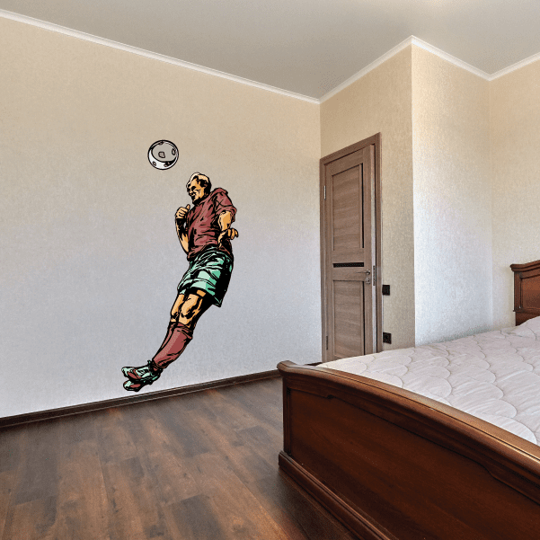 Image of Soccer Wall Decal - Vinyl Sticker - Car Sticker - Die Cut Sticker - CDSCOLOR146