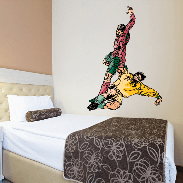 Image of Soccer Wall Decal - Vinyl Sticker - Car Sticker - Die Cut Sticker - CDSCOLOR148