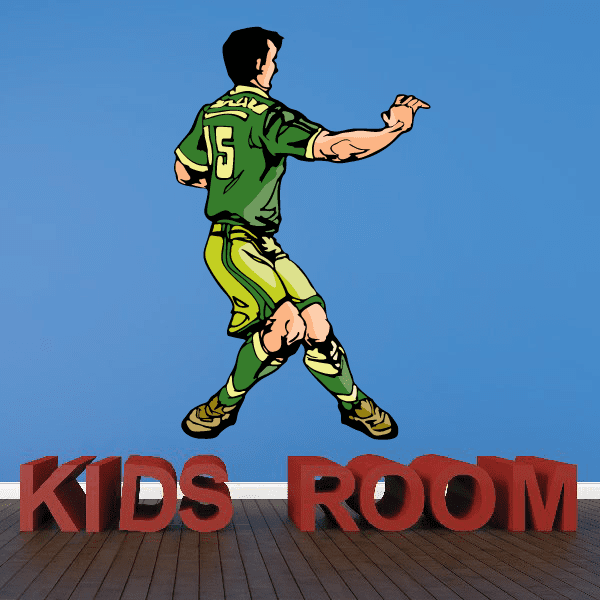 Image of Soccer Wall Decal - Vinyl Sticker - Car Sticker - Die Cut Sticker - CDSCOLOR154