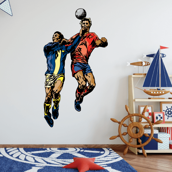 Image of Soccer Wall Decal - Vinyl Sticker - Car Sticker - Die Cut Sticker - CDSCOLOR167