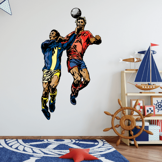 Image of Soccer Wall Decal - Vinyl Sticker - Car Sticker - Die Cut Sticker - CDSCOLOR167