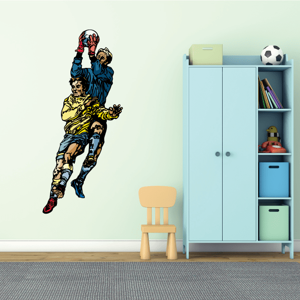 Image of Soccer Wall Decal - Vinyl Sticker - Car Sticker - Die Cut Sticker - CDSCOLOR168