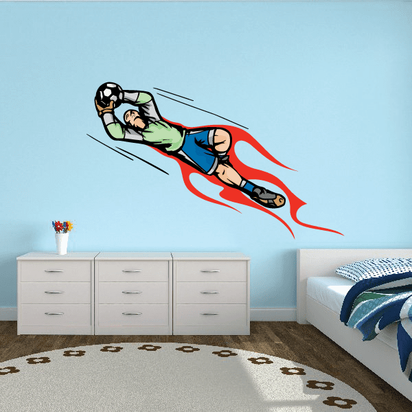 Image of Soccer Wall Decal - Vinyl Sticker - Car Sticker - Die Cut Sticker - CDSCOLOR182