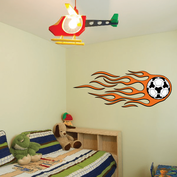 Image of Soccer Wall Decal - Vinyl Sticker - Car Sticker - Die Cut Sticker - CDSCOLOR184