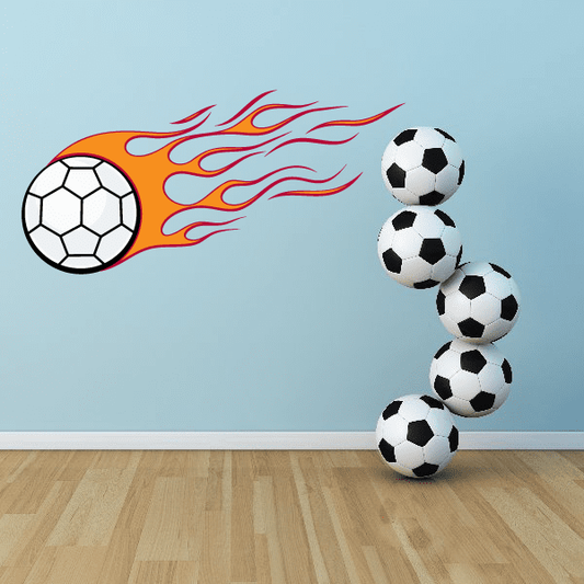 Image of Soccer Wall Decal - Vinyl Sticker - Car Sticker - Die Cut Sticker - CDSCOLOR187