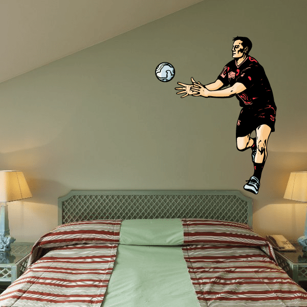 Image of Soccer Wall Decal - Vinyl Sticker - Car Sticker - Die Cut Sticker - CDSCOLOR200