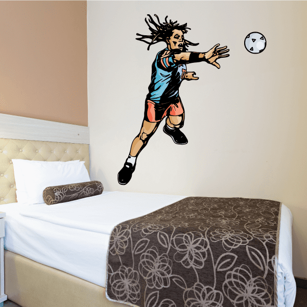 Image of Soccer Wall Decal - Vinyl Sticker - Car Sticker - Die Cut Sticker - CDSCOLOR210