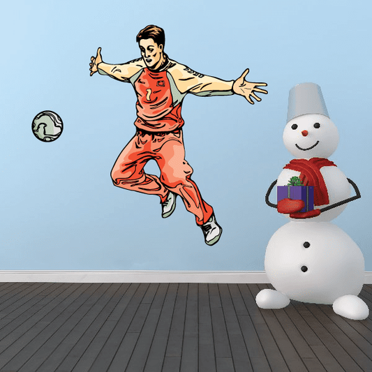 Image of Soccer Wall Decal - Vinyl Sticker - Car Sticker - Die Cut Sticker - CDSCOLOR219