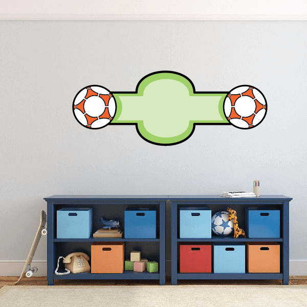 Image of Soccer Wall Decal - Vinyl Sticker - Car Sticker - Die Cut Sticker - CDSCOLOR226