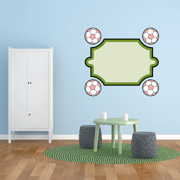 Image of Soccer Wall Decal - Vinyl Sticker - Car Sticker - Die Cut Sticker - CDSCOLOR227