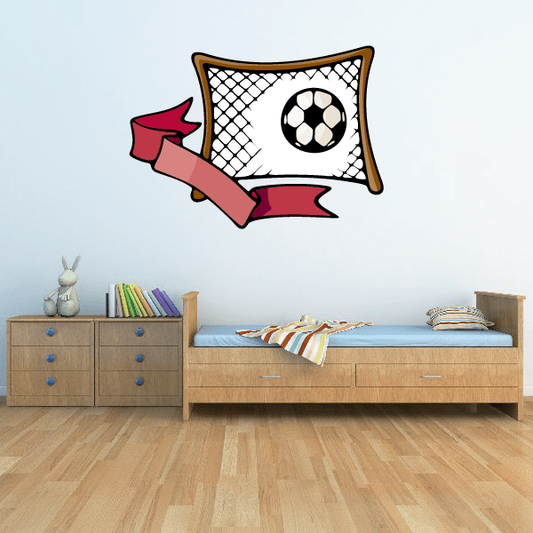Image of Soccer Wall Decal - Vinyl Sticker - Car Sticker - Die Cut Sticker - CDSCOLOR240