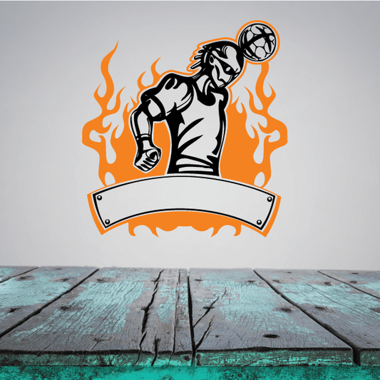 Image of Soccer Wall Decal - Vinyl Sticker - Car Sticker - Die Cut Sticker - SMcolor004