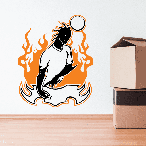 Image of Soccer Wall Decal - Vinyl Sticker - Car Sticker - Die Cut Sticker - SMcolor006