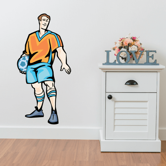 Image of Soccer Wall Decal - Vinyl Sticker - Car Sticker - Die Cut Sticker - SMcolor013