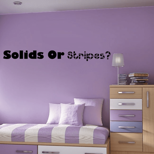Image of Solids or Stripes Billiard Wall Decal
