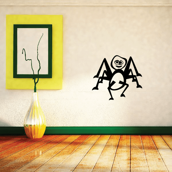 Image of Spider Decor border wall picture frame Modern Wall Art Vinyl Wall Decal Sticker Mural Quotes Words ART05N