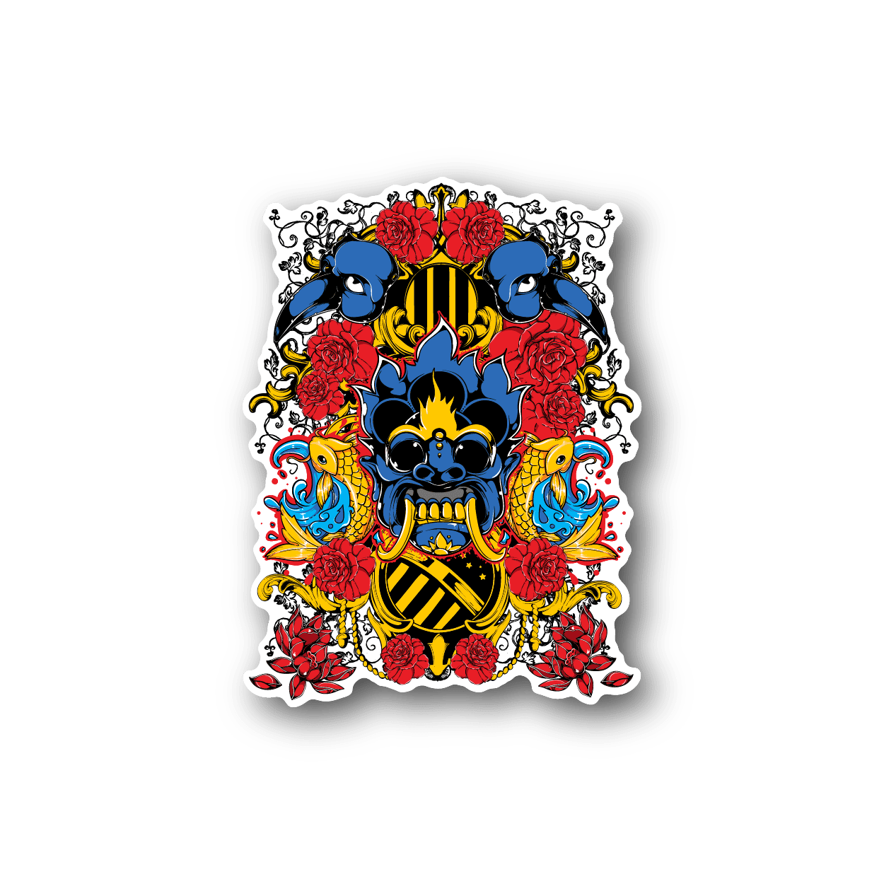 Image of Spirit Faces Sticker