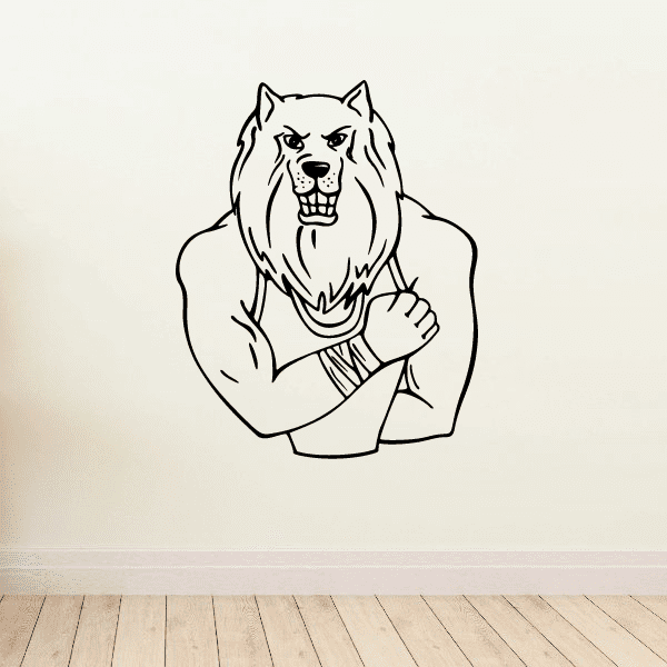 Image of Sports Mascot Wall Decal - Vinyl Decal - Car Decal - CDS014
