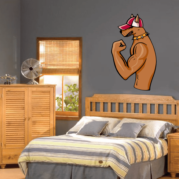 Image of Sports Mascot Wall Decal - Vinyl Sticker - Car Sticker - Die Cut Sticker - CDSCOLOR003