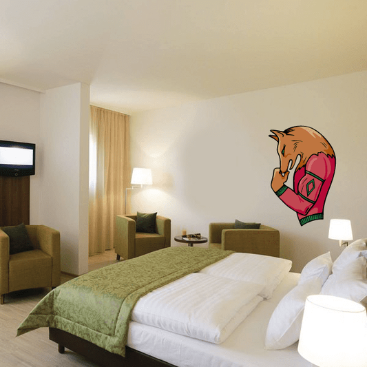 Image of Sports Mascot Wall Decal - Vinyl Sticker - Car Sticker - Die Cut Sticker - CDSCOLOR015