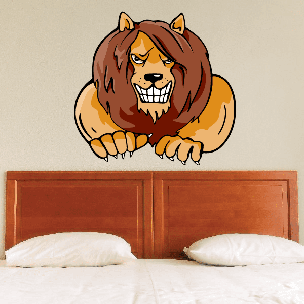 Image of Sports Mascot Wall Decal - Vinyl Sticker - Car Sticker - Die Cut Sticker - CDSCOLOR021