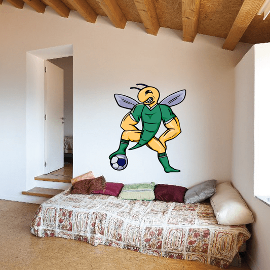 Image of Sports Mascot Wall Decal - Vinyl Sticker - Car Sticker - Die Cut Sticker - CDSCOLOR023