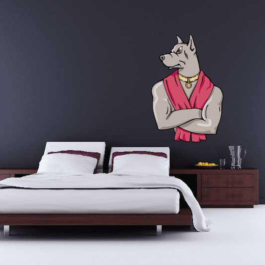 Image of Sports Mascot Wall Decal - Vinyl Sticker - Car Sticker - Die Cut Sticker - CDSCOLOR025