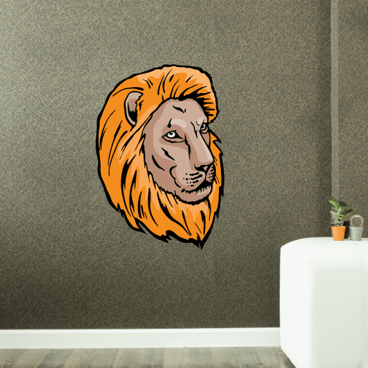 Image of Sports Mascot Wall Decal - Vinyl Sticker - Car Sticker - Die Cut Sticker - CDSCOLOR047