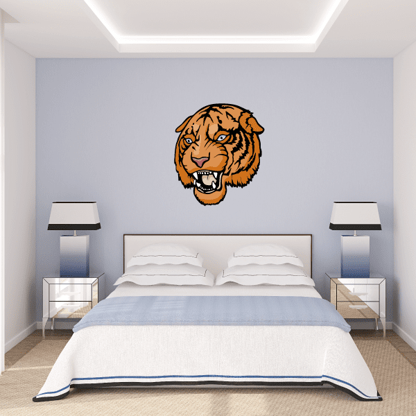Image of Sports Mascot Wall Decal - Vinyl Sticker - Car Sticker - Die Cut Sticker - CDSCOLOR050