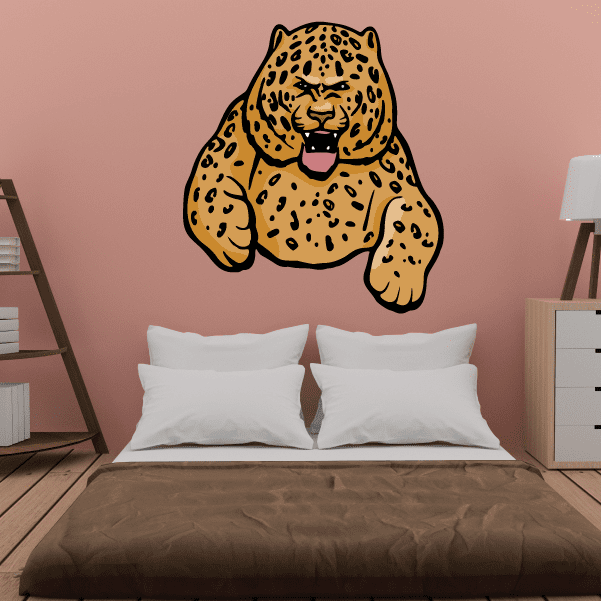 Image of Sports Mascot Wall Decal - Vinyl Sticker - Car Sticker - Die Cut Sticker - CDSCOLOR054