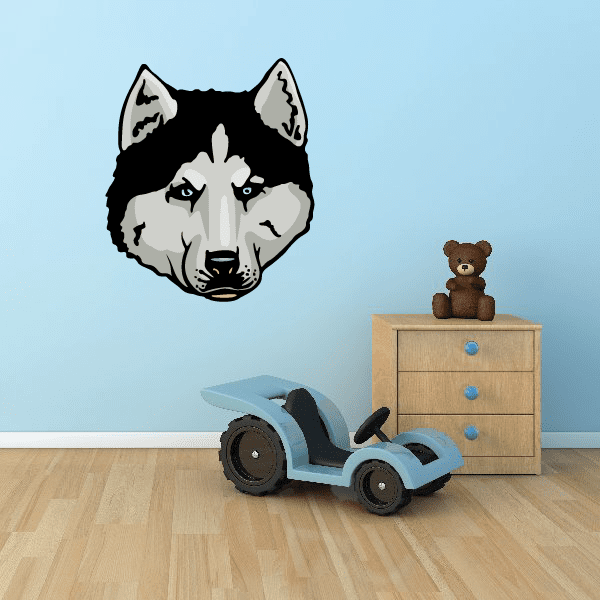 Image of Sports Mascot Wall Decal - Vinyl Sticker - Car Sticker - Die Cut Sticker - CDSCOLOR069