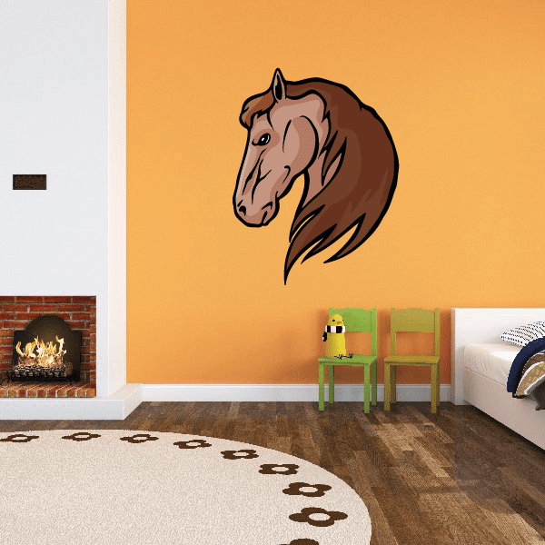 Image of Sports Mascot Wall Decal - Vinyl Sticker - Car Sticker - Die Cut Sticker - CDSCOLOR081