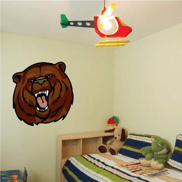 Image of Sports Mascot Wall Decal - Vinyl Sticker - Car Sticker - Die Cut Sticker - CDSCOLOR084