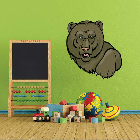 Image of Sports Mascot Wall Decal - Vinyl Sticker - Car Sticker - Die Cut Sticker - CDSCOLOR089