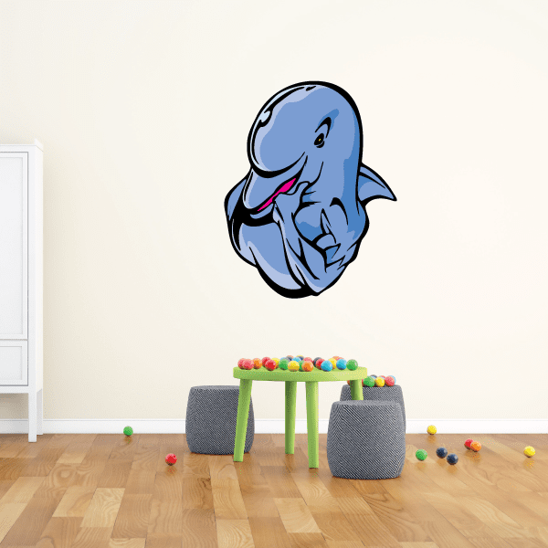Image of Sports Mascot Wall Decal - Vinyl Sticker - Car Sticker - Die Cut Sticker - CDSCOLOR091