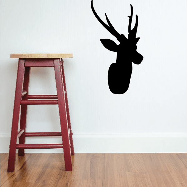 Image of Stag Head Horn Decal
