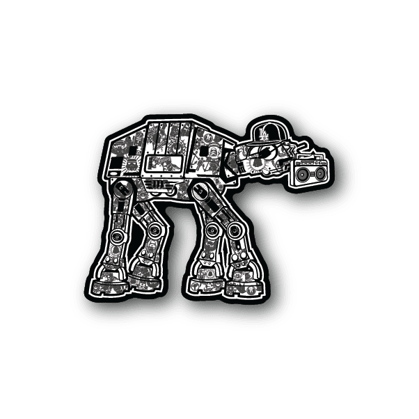 Image of Street Walker Gangster Sticker