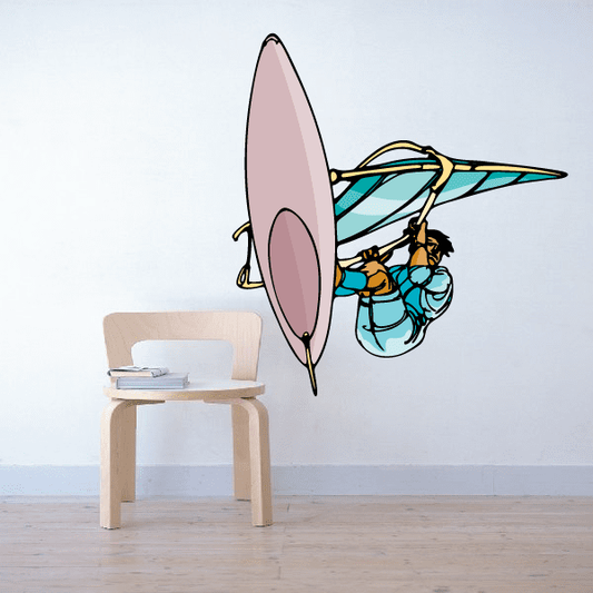 Image of Surfing Wall Decal - Vinyl Sticker - Car Sticker - Die Cut Sticker - CDSCOLOR001