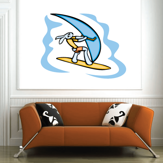 Image of Surfing Wall Decal - Vinyl Sticker - Car Sticker - Die Cut Sticker - CDSCOLOR002