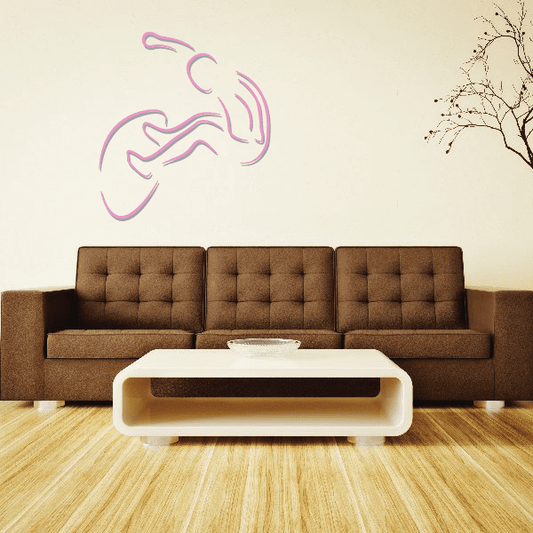 Image of Surfing Wall Decal - Vinyl Sticker - Car Sticker - Die Cut Sticker - CDSCOLOR018
