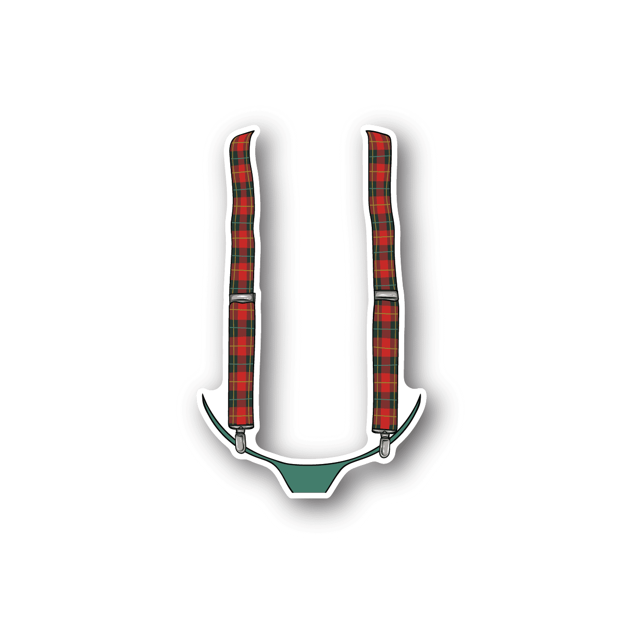 Image of Suspenders Sticker